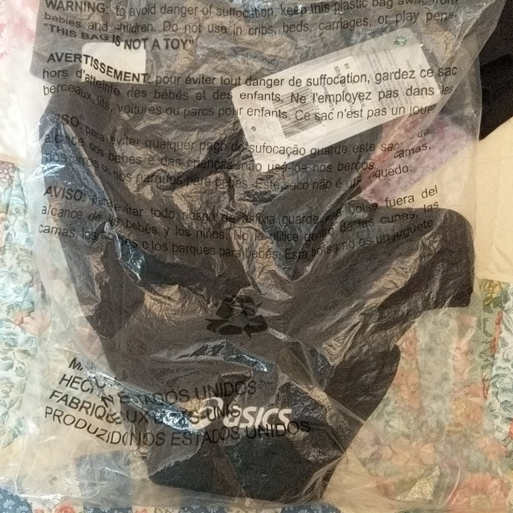 Black Asics Spandex